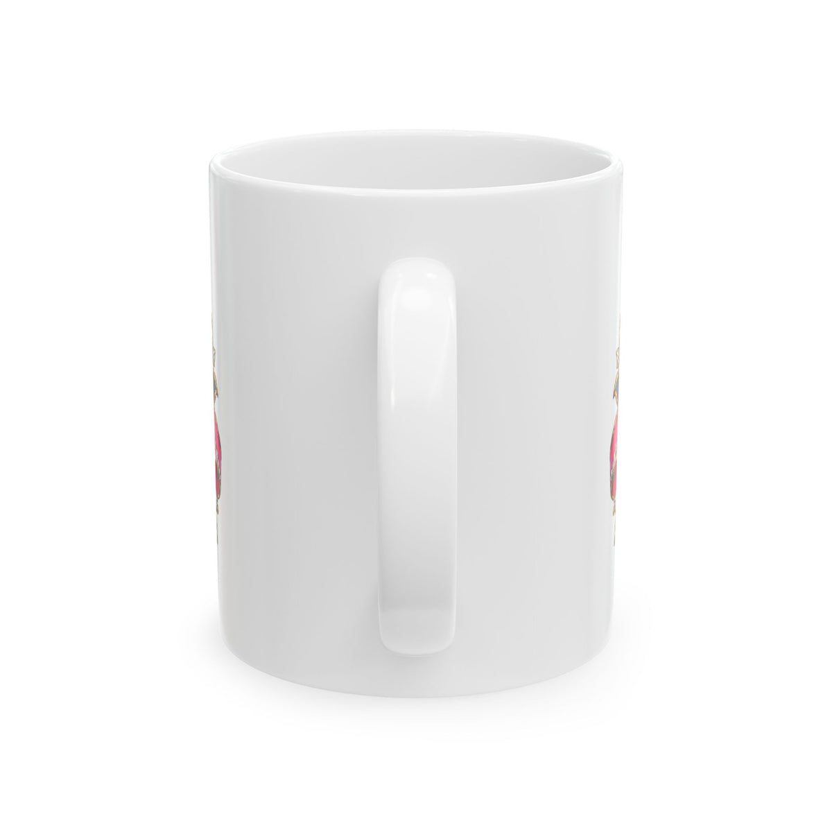 Ornate Rose Cross Ceramic Mug
