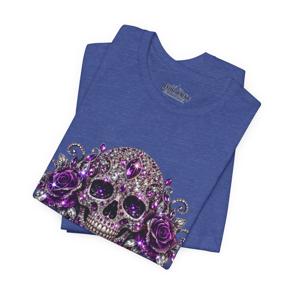 Gothic Purple Skull Tee