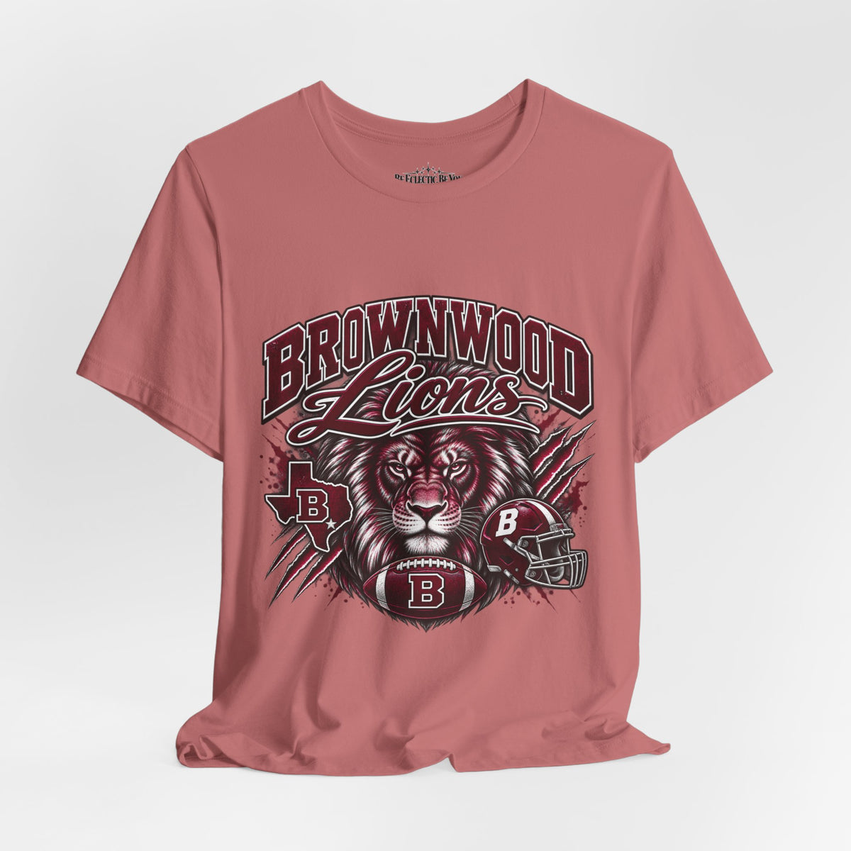 Brownwood Lions Mascot Jersey T-Shirt