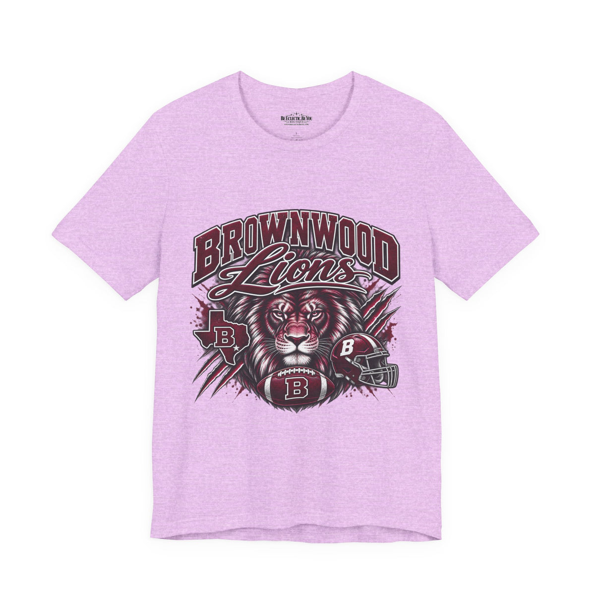 Brownwood Lions Mascot Jersey T-Shirt