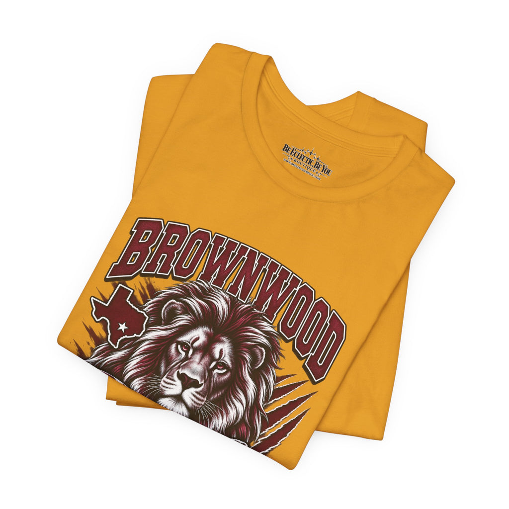 Brownwood Lions Vintage Lion Graphic T-Shirt