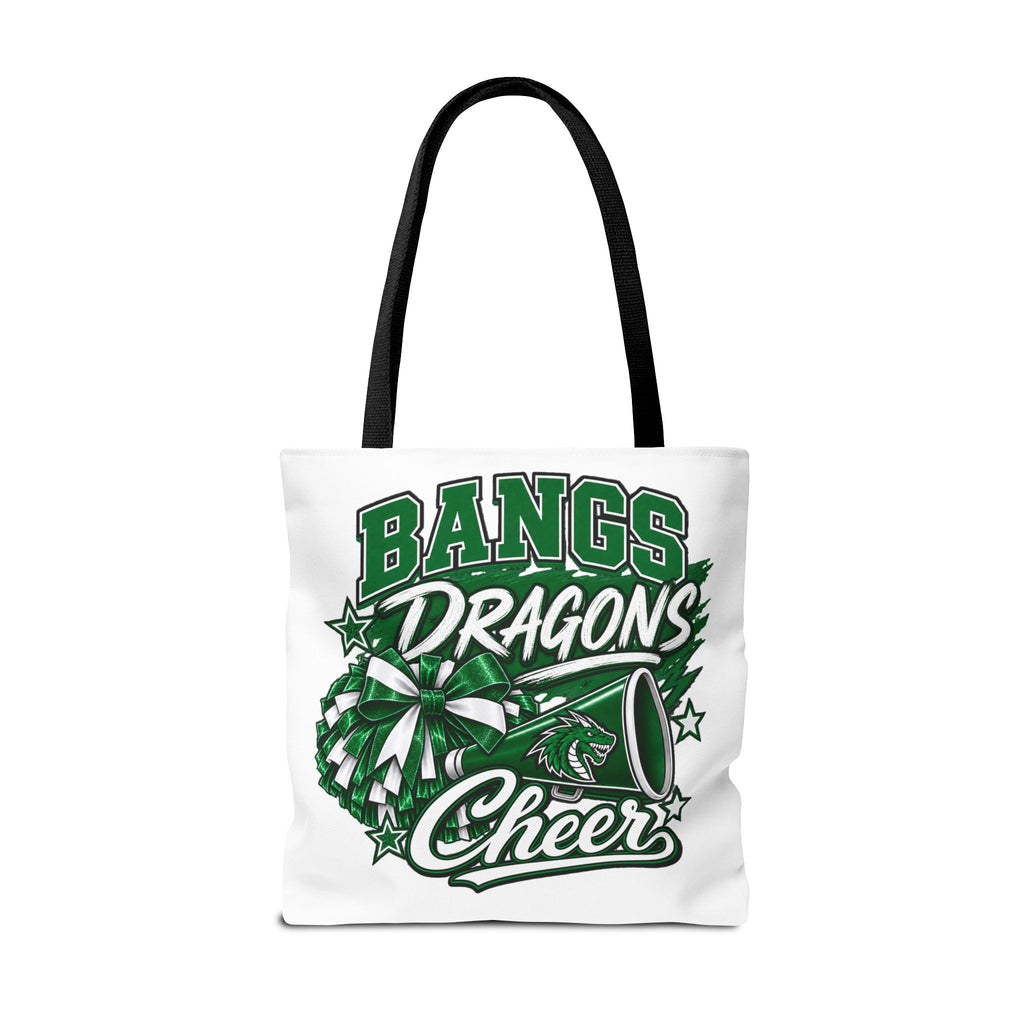 Bangs Dragons Cheer Tote Bag – Pom-Pom & Megaphone School Spirit Tote