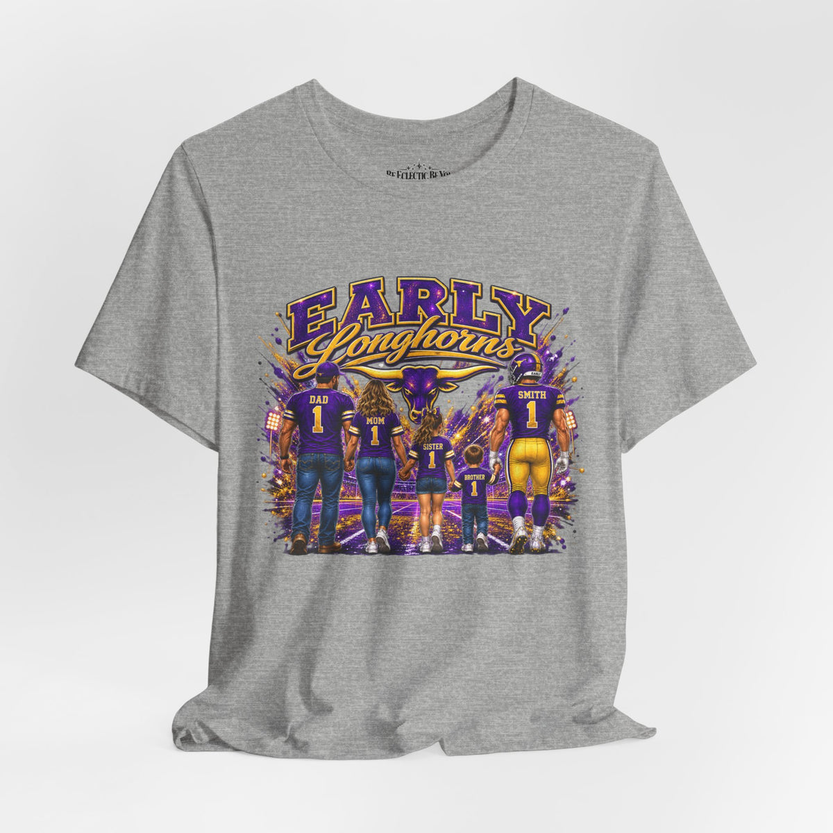 Early Longhorns Family Graphic Tee