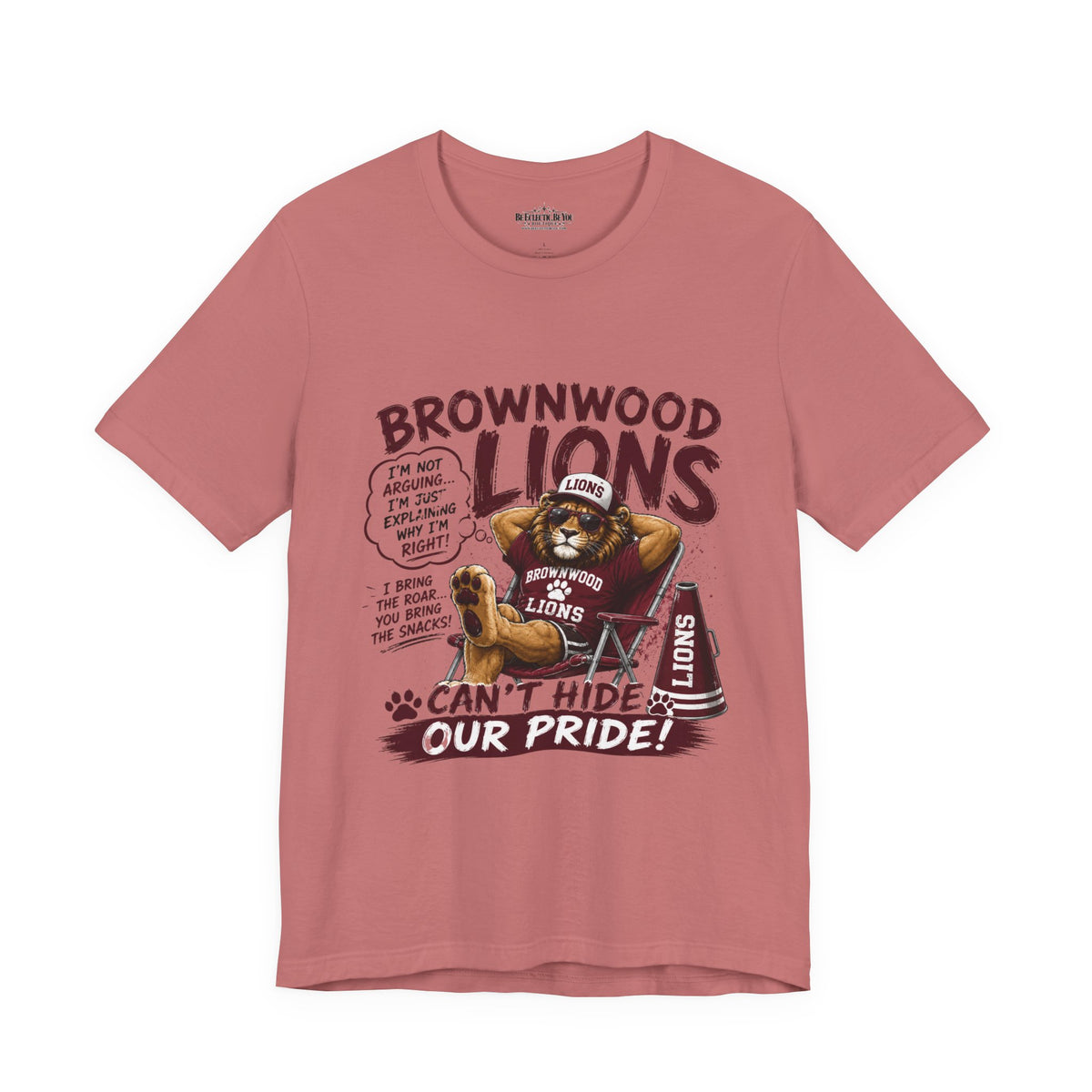 Brownwood Lions Can’t Hide Our Pride Graphic T-Shirt