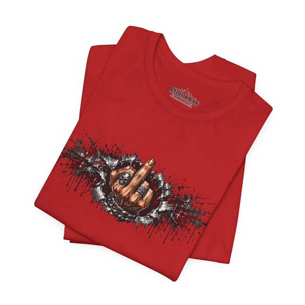 Rock On Hand Gesture Graphic T-Shirt