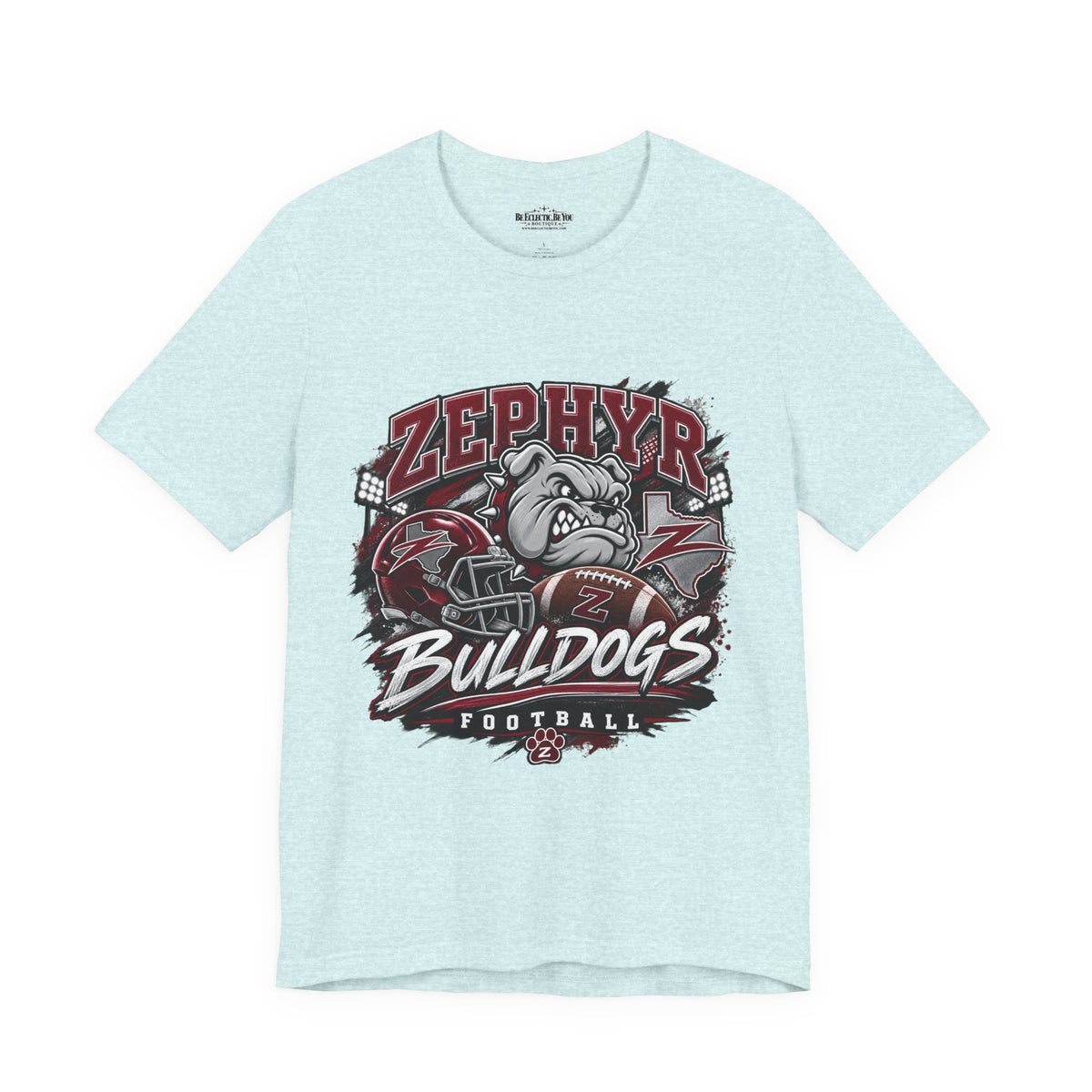 Zephyr Bulldogs Football Graphic Tee