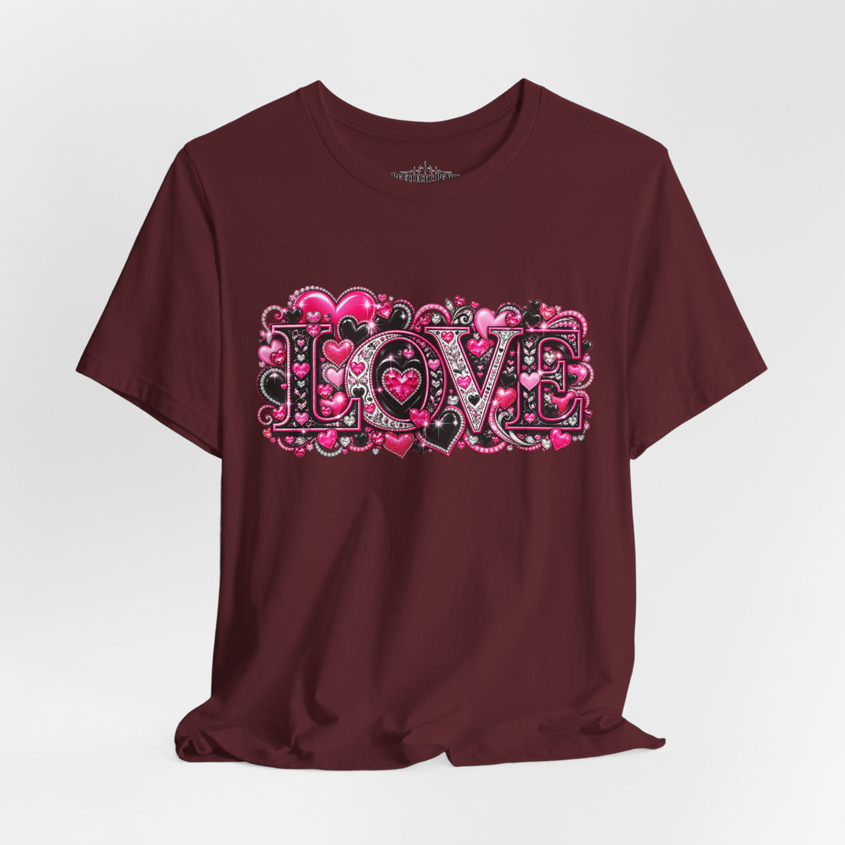 Love Graphic T-Shirt – Romantic Pink Valentine’s Day Tee