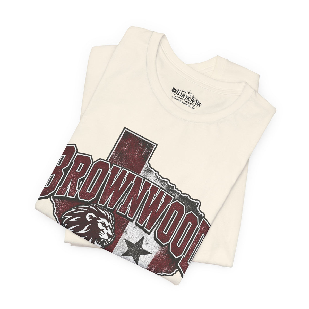 Brownwood Texas Lion Star Graphic T-Shirt