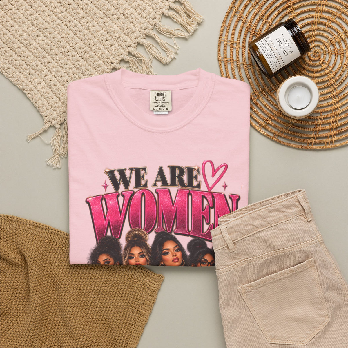 We Are Women Graphic T-Shirt — Empowering Female Nurses Design