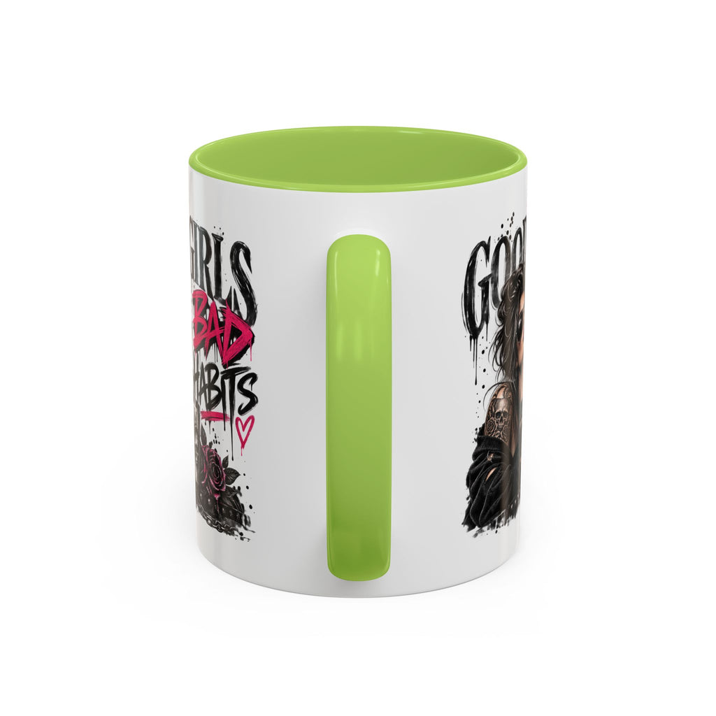 Good Girls Bad Habits Skull & Crown Mug