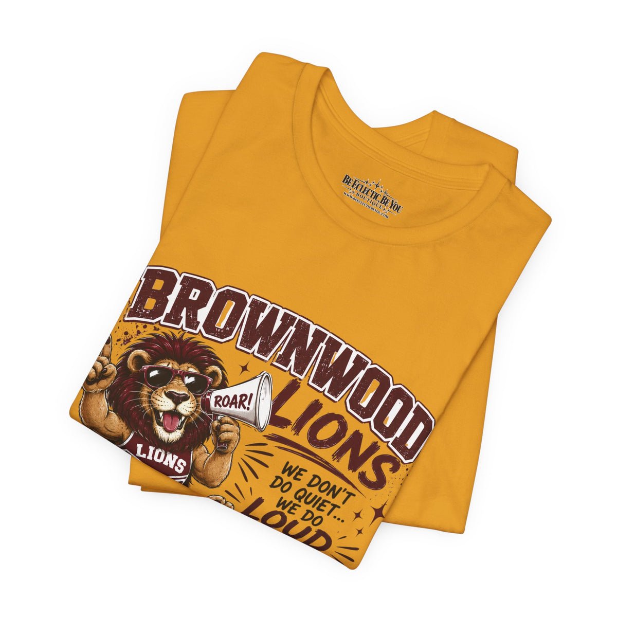 Brownwood Lions Team Spirit Cheer Jersey Tee