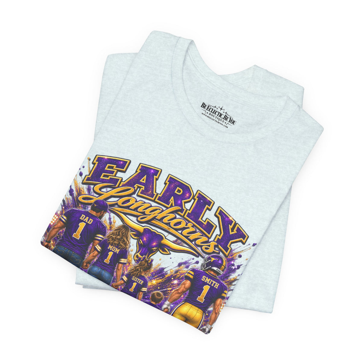 Early Longhorns Family Graphic Tee
