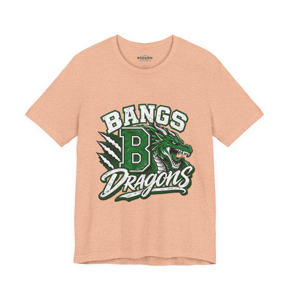 Bangs Dragons Vintage Mascot Graphic T-Shirt