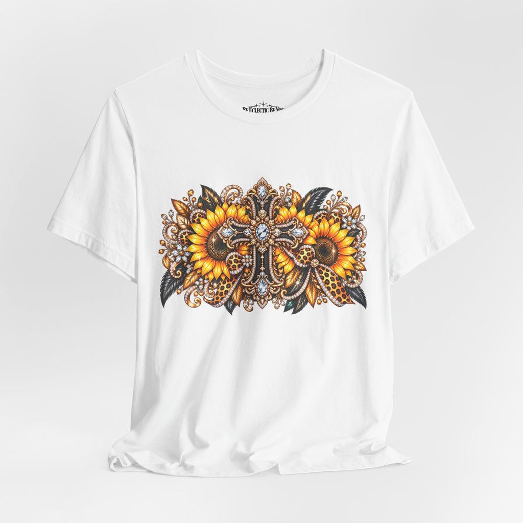 Ornate Sunflower Mandala Tee
