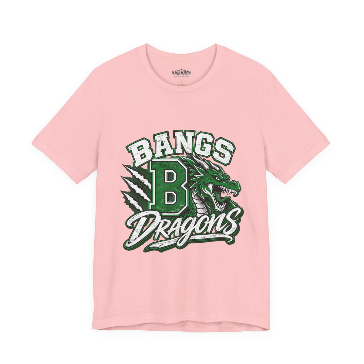 Bangs Dragons Vintage Mascot Graphic T-Shirt