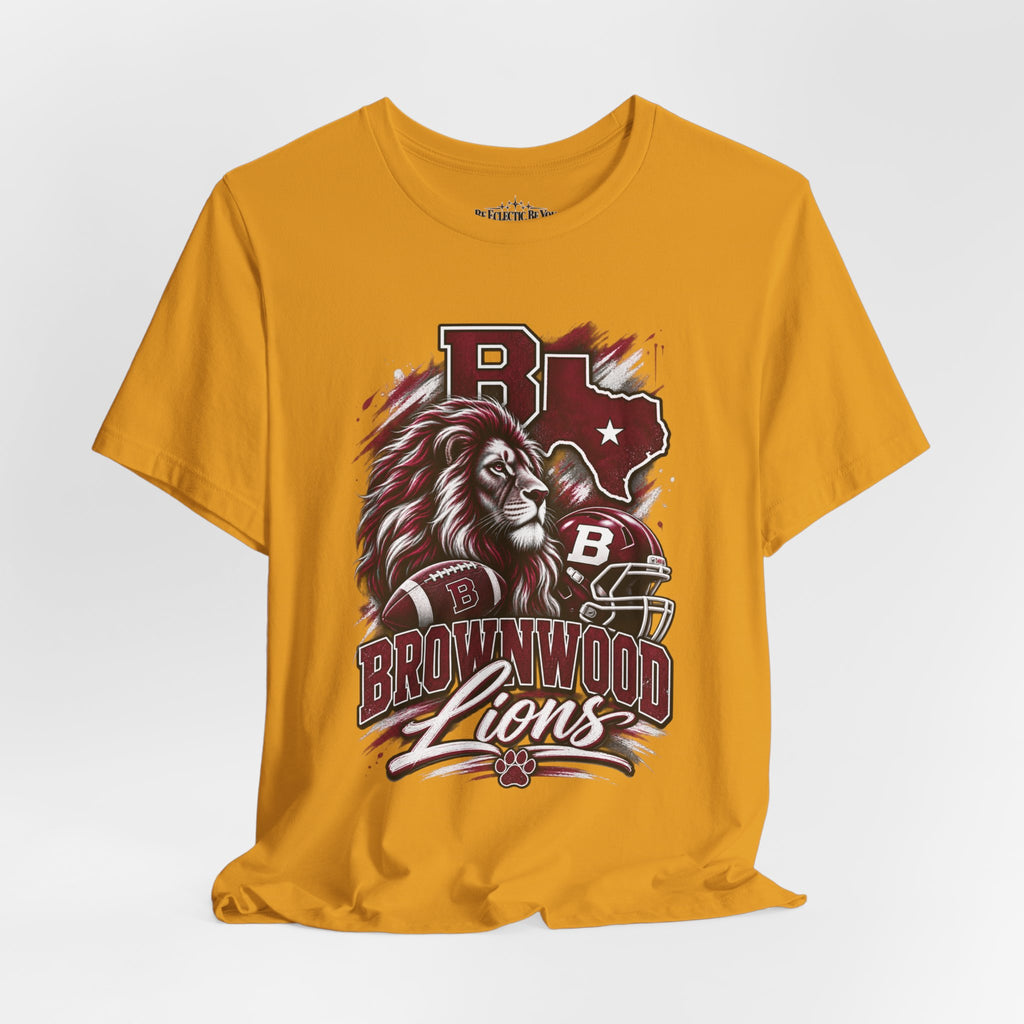 Brownwood Lions Mascot Graphic T-Shirt