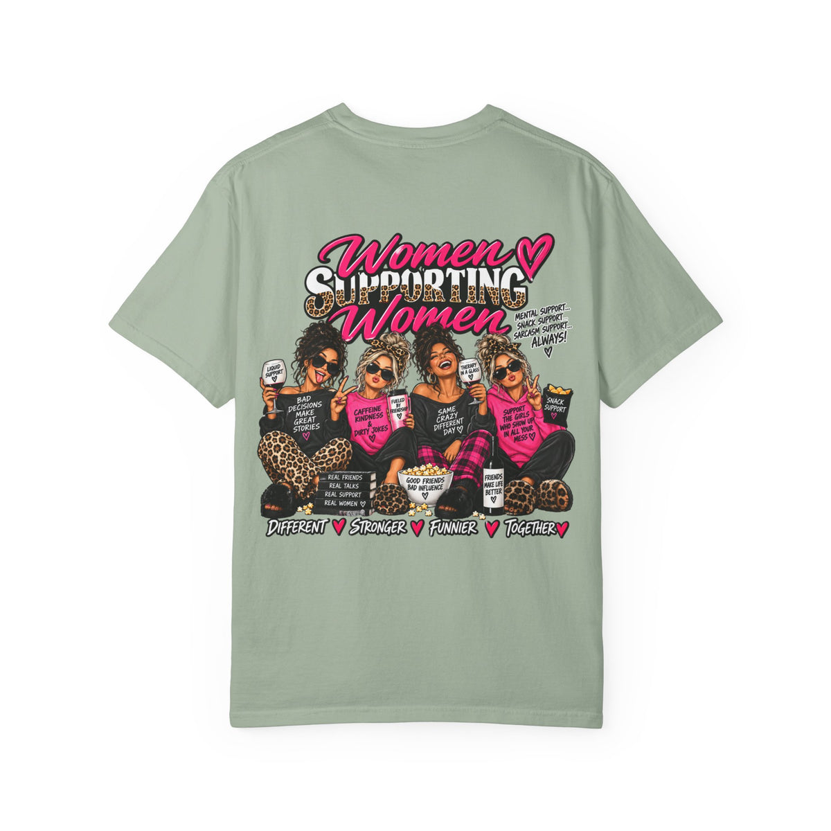 Women Supporting Women T-Shirt — Empowerment Graphic Tee (Breast Cancer Awareness)