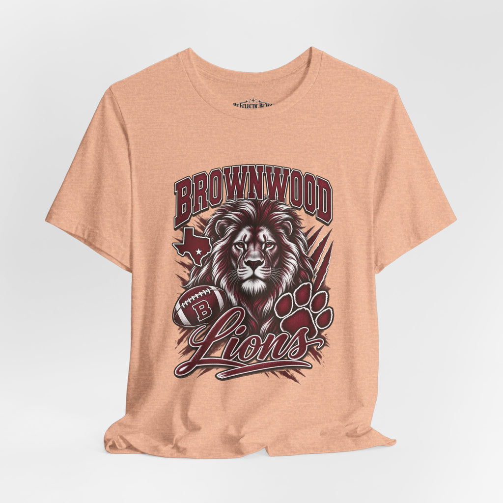Brownwood Lions Vintage Lion Graphic T-Shirt