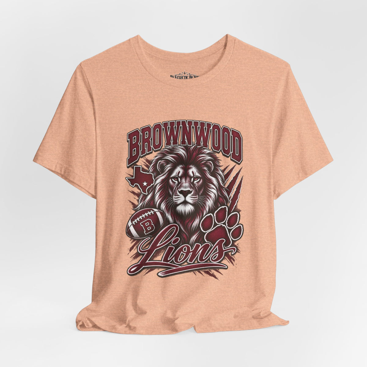 Brownwood Lions Vintage Lion Graphic T-Shirt
