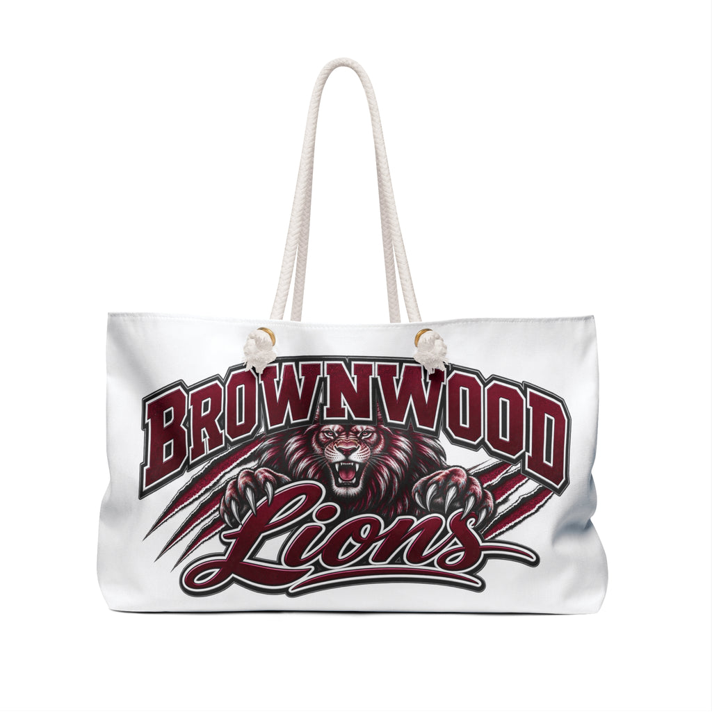 Brownwood Lions Weekender Bag — School Spirit Travel Tote