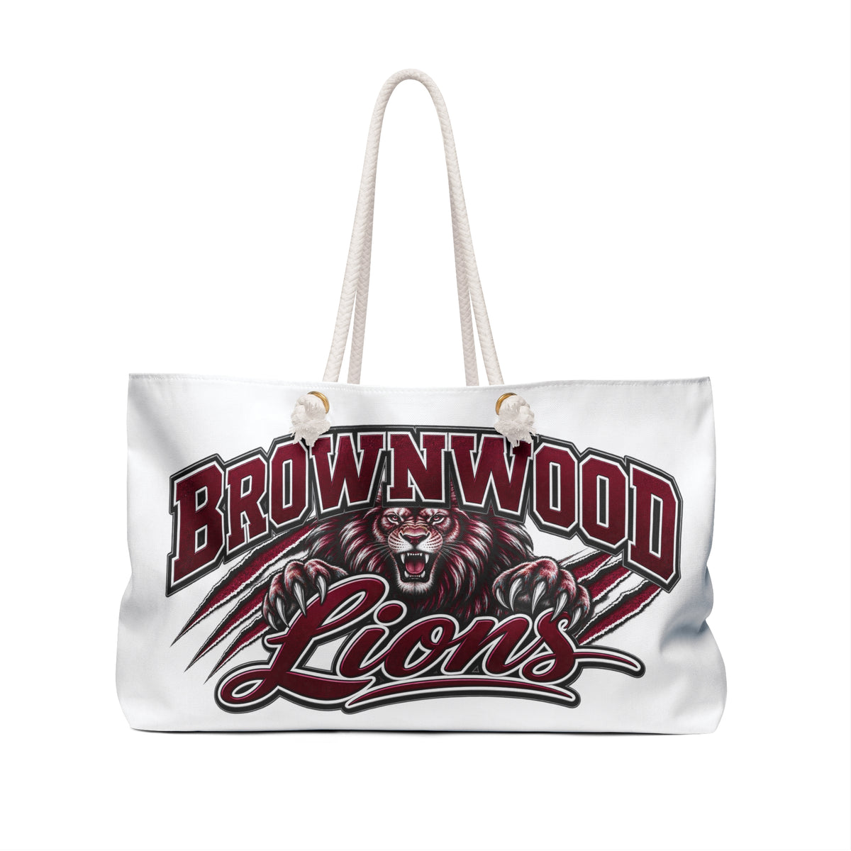 Brownwood Lions Weekender Bag — School Spirit Travel Tote