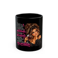 Attitude & Standards Black Coffee Mug — Funny Wine Lover Quote Mug (11oz/15oz)