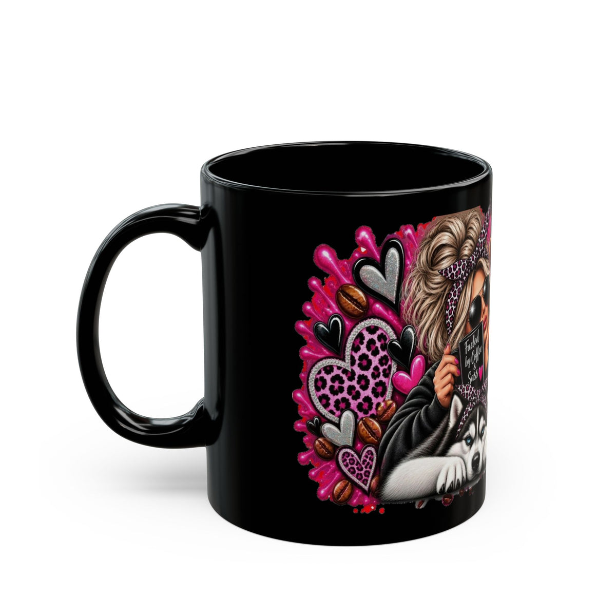 Some Days Coffee Keeps Me Sane — Black Coffee Mug (11oz/15oz)