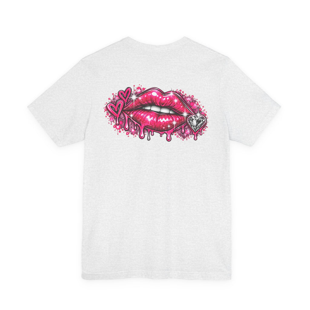 Sparkly Pink Lips Graphic Tee