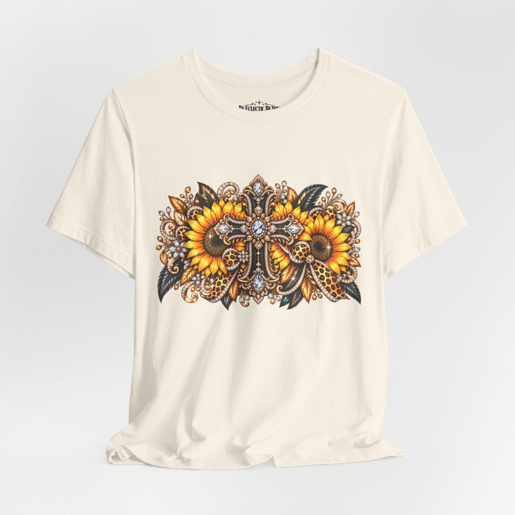 Ornate Sunflower Mandala Tee