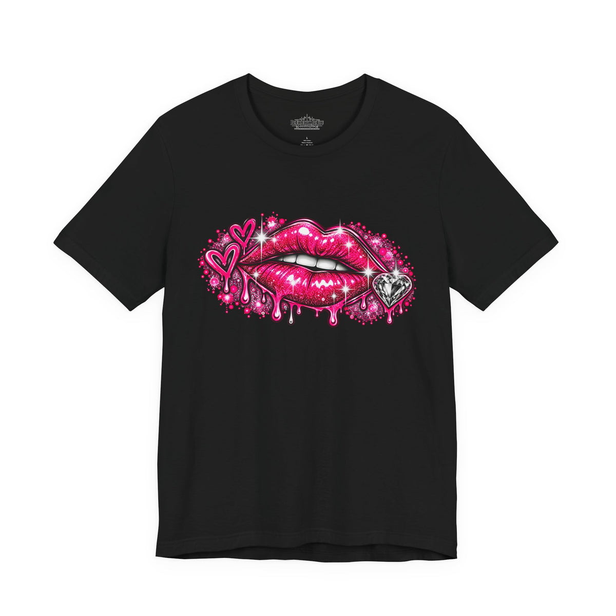 Sparkly Pink Lips Graphic Tee