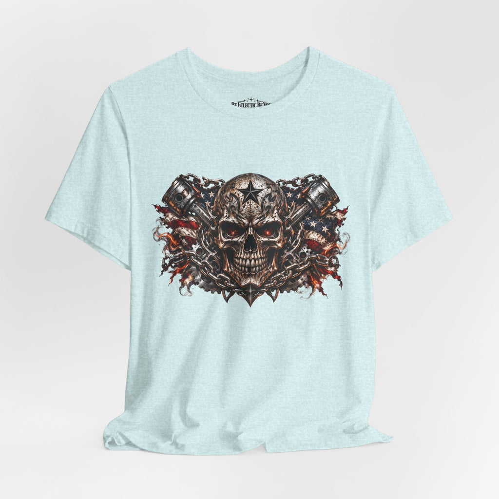 Skull and Chains Gothic Metal T-Shirt