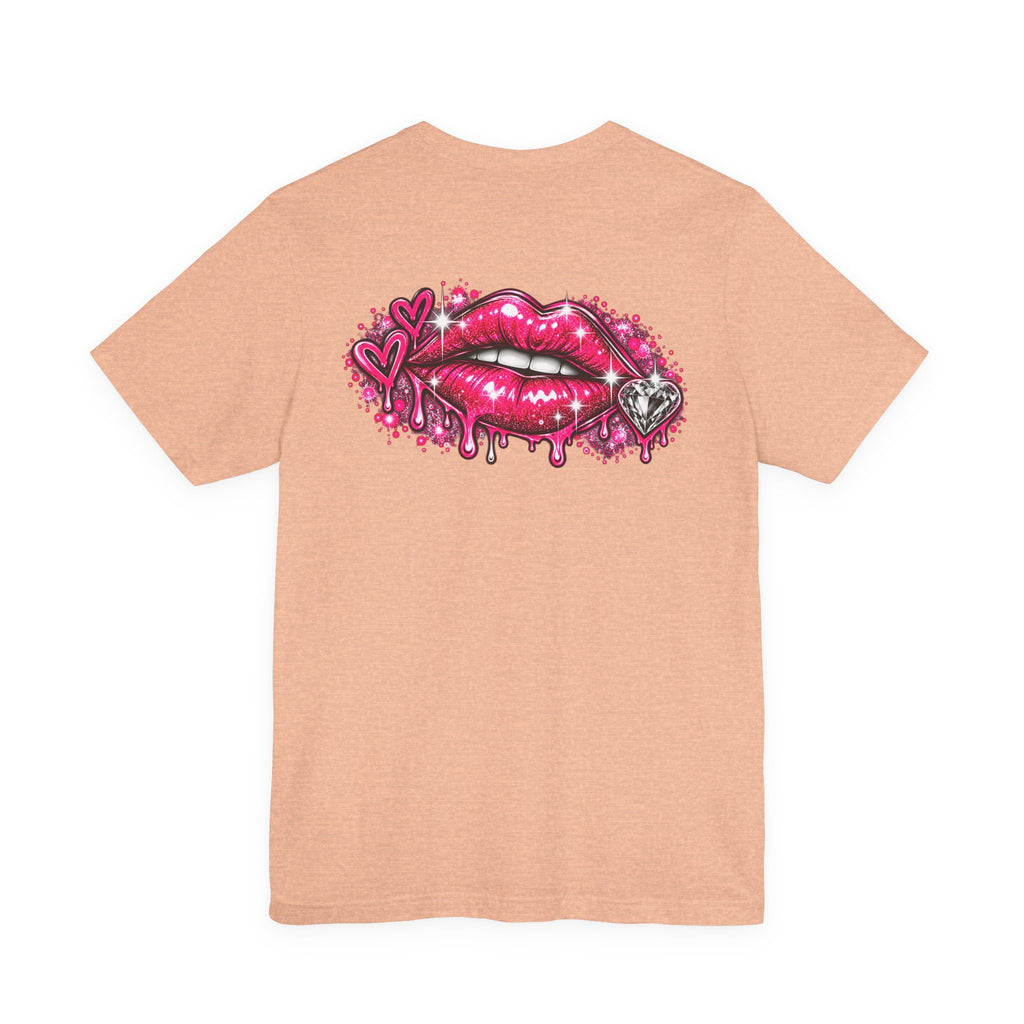 Sparkly Pink Lips Graphic Tee