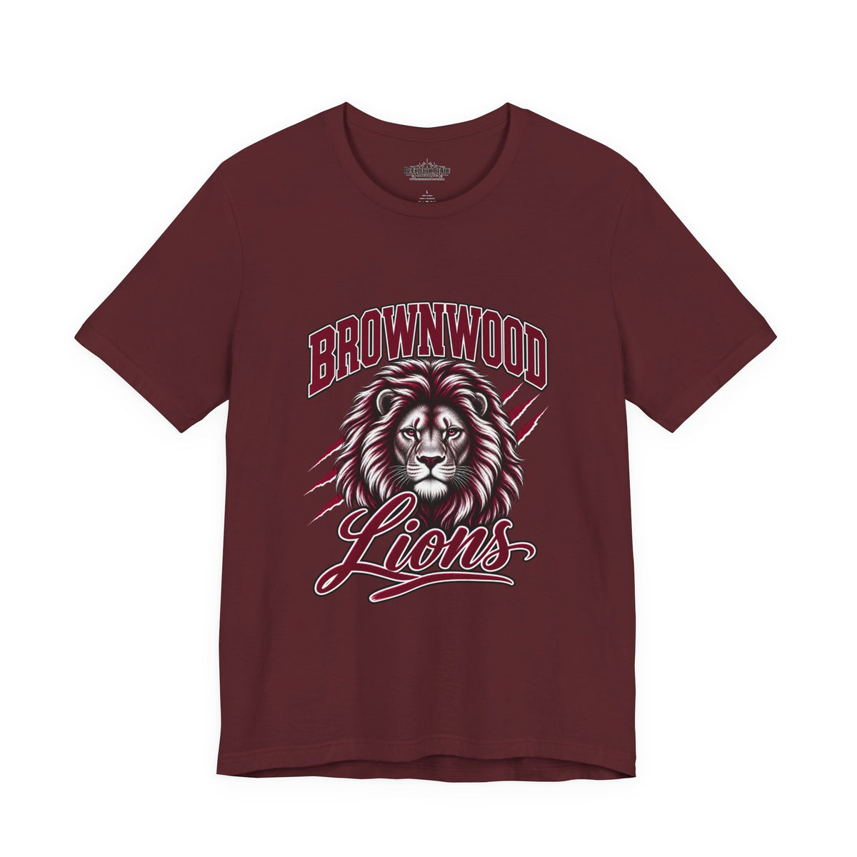 Brownwood Lions Mascot Graphic T-Shirt