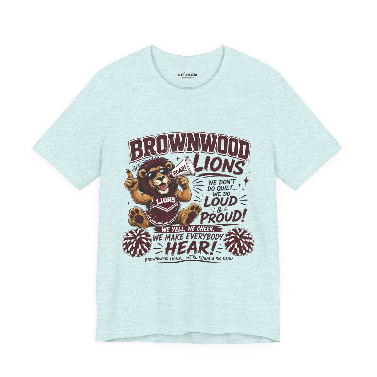 Brownwood Lions Team Spirit Cheer Jersey Tee