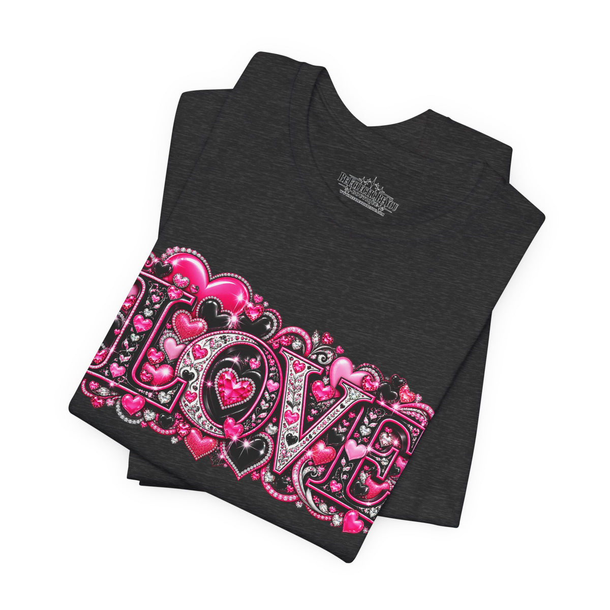 Love Graphic T-Shirt – Romantic Pink Valentine’s Day Tee