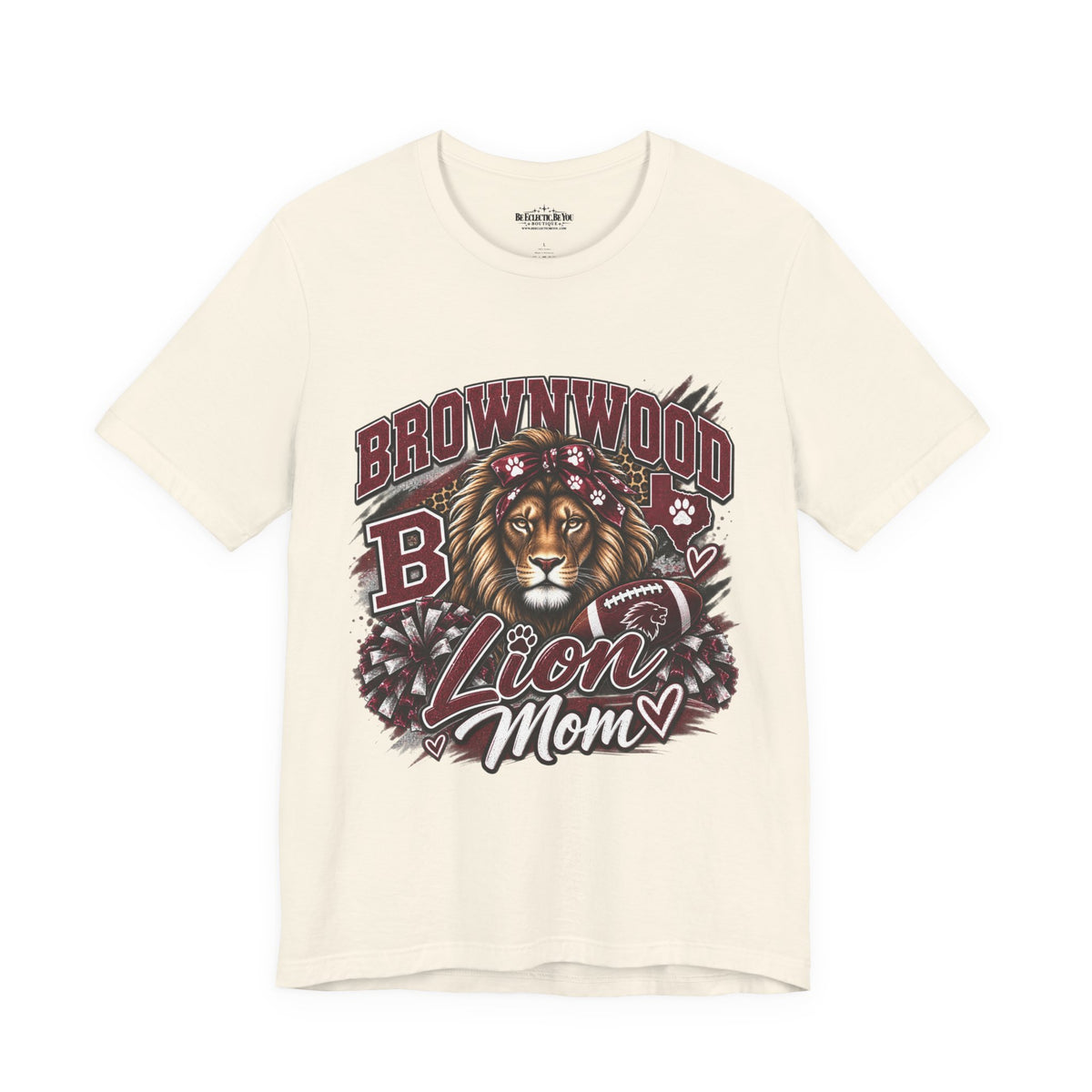 Brownwood B Lion Mom Graphic Tee