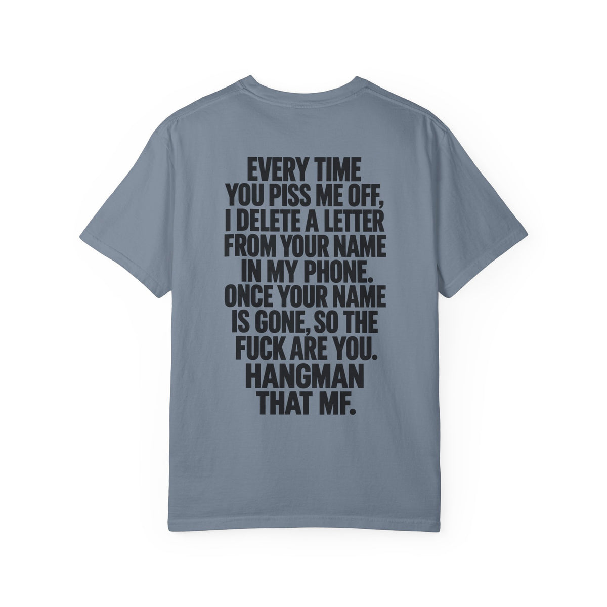 Hangman Game Unisex Garment-Dyed T-shirt