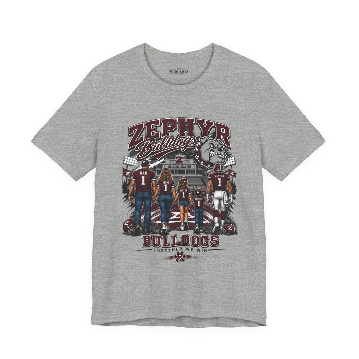 Zephyr Bulldogs Together We Rise Graphic T-Shirt
