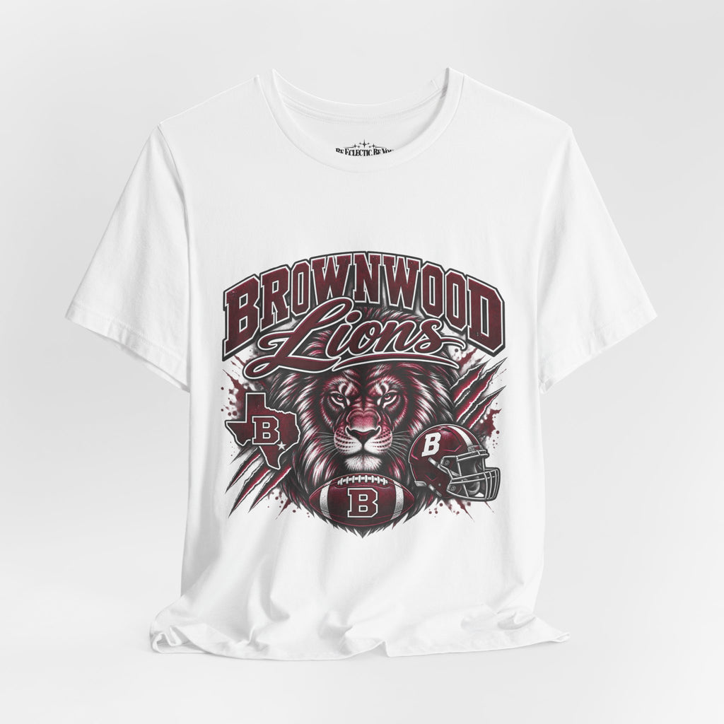 Brownwood Lions Mascot Jersey T-Shirt