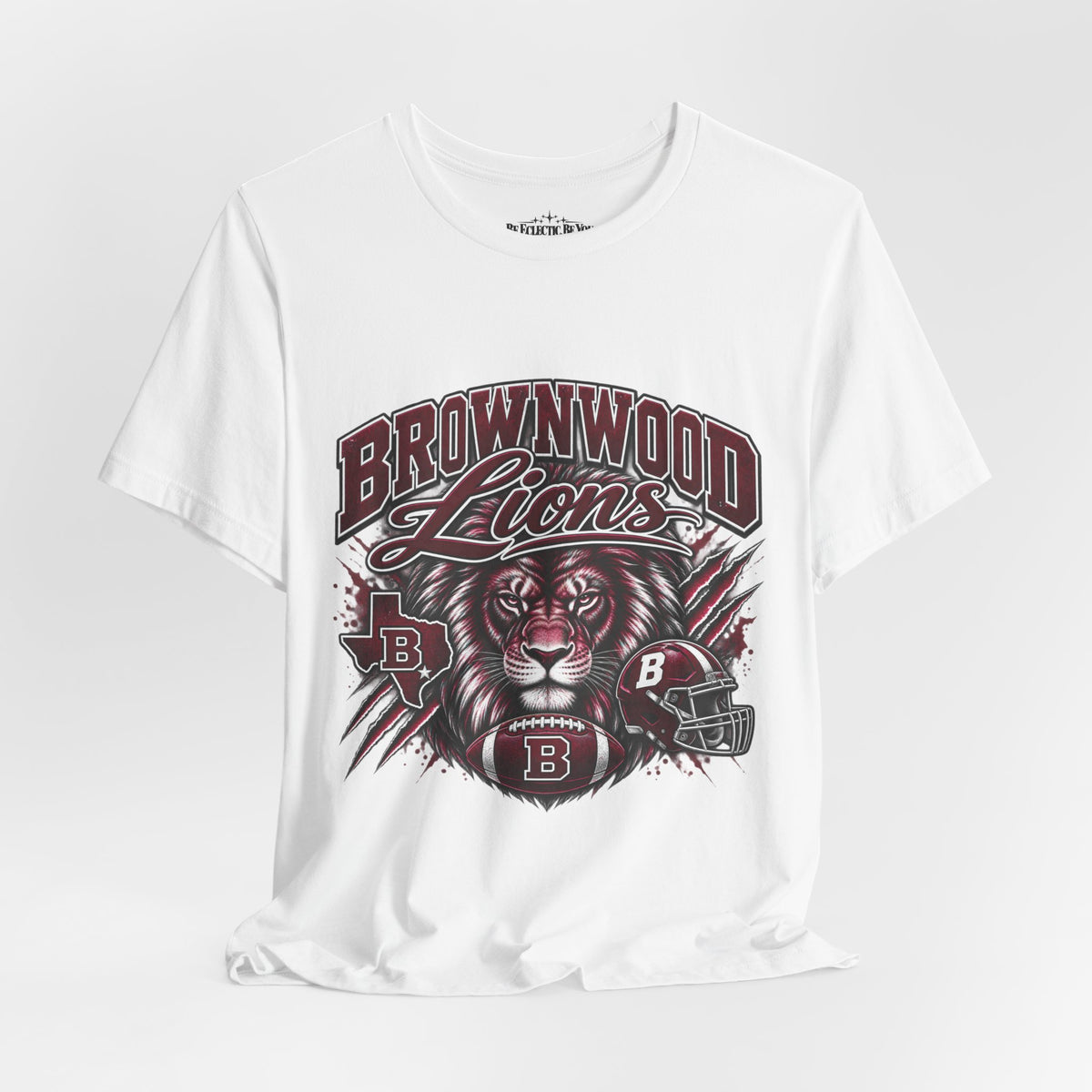 Brownwood Lions Mascot Jersey T-Shirt