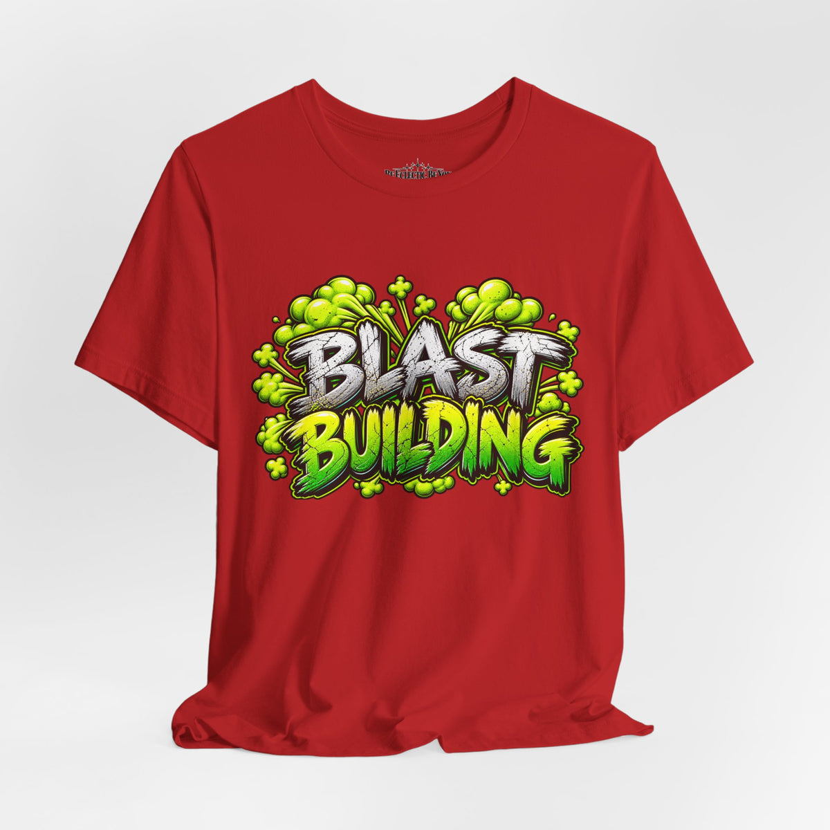 Blast Building Warning Blast Zone Graphic T-Shirt