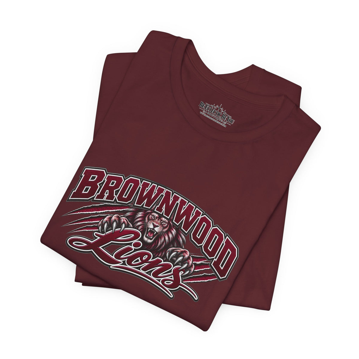 Brownwood Lions Vintage School Graphic T-Shirt