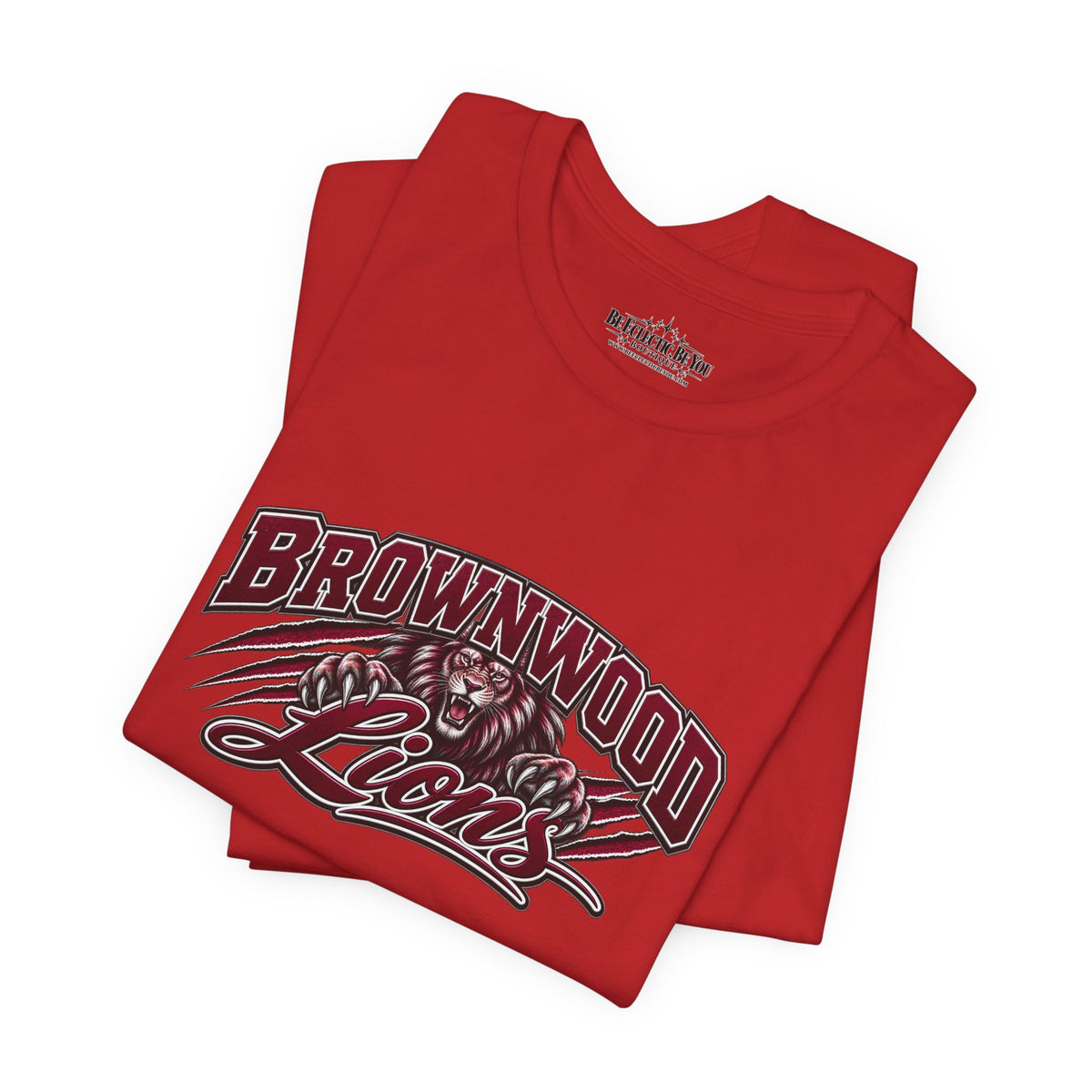 Brownwood Lions Vintage School Graphic T-Shirt
