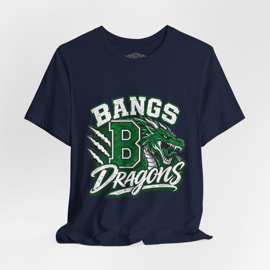 Bangs Dragons Vintage Mascot Graphic T-Shirt