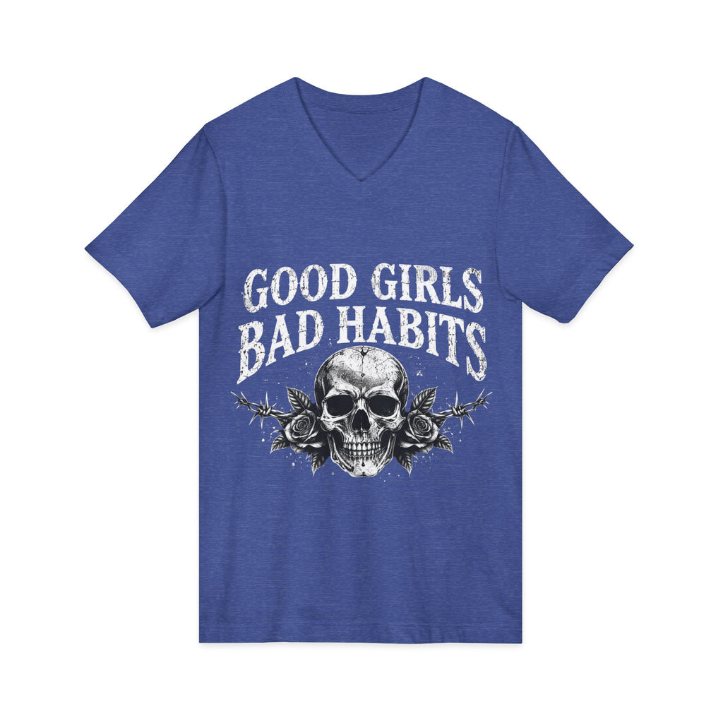 Unisex Jersey Short Sleeve V-Neck Tee