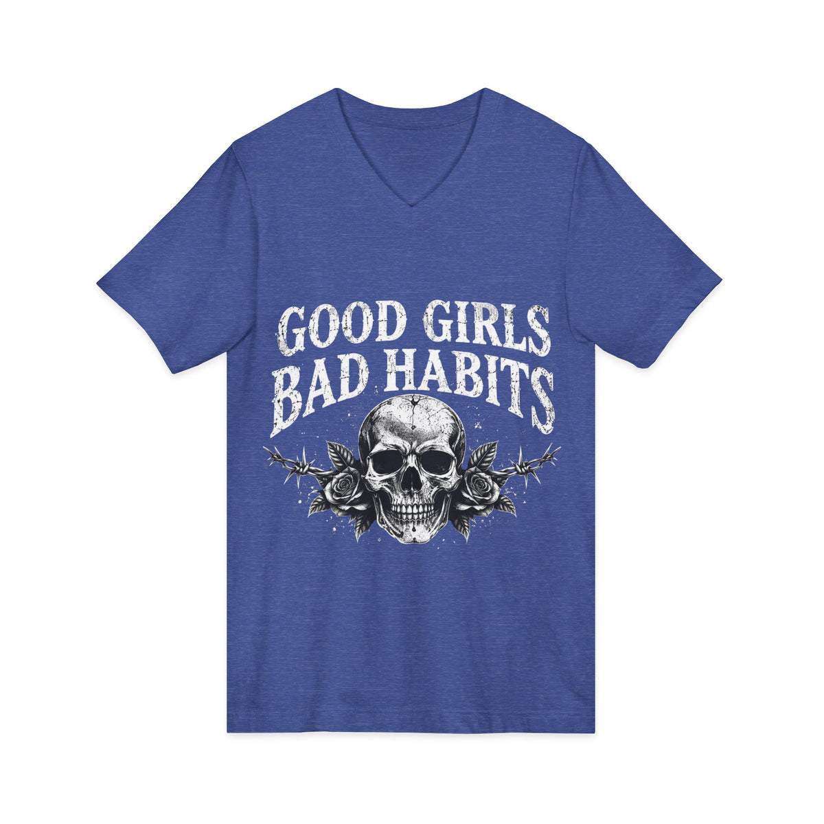 Unisex Jersey Short Sleeve V-Neck Tee