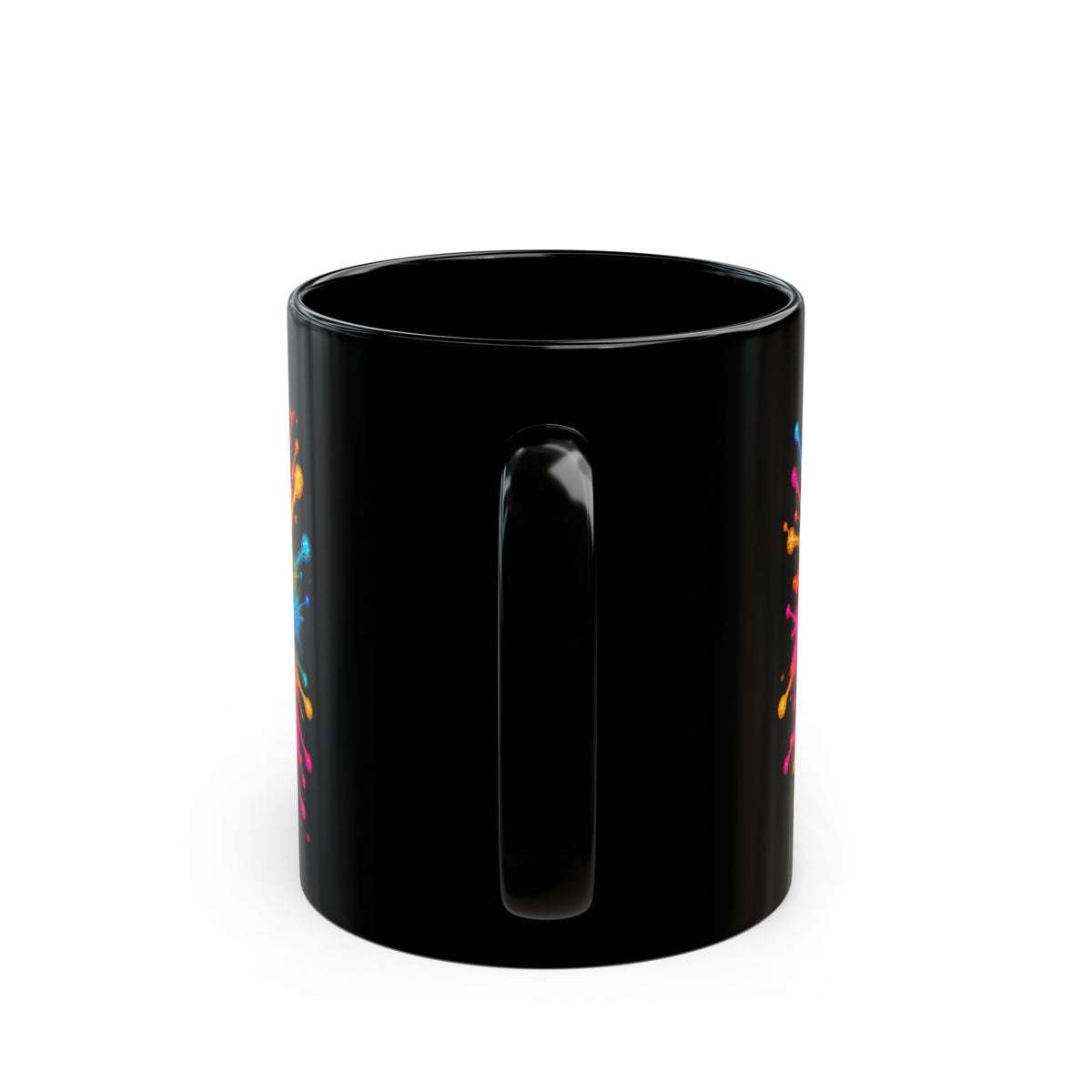 "If They Want to Paint You as the Villain, Then Pose" Colorful Graffiti Design (11oz/15oz)