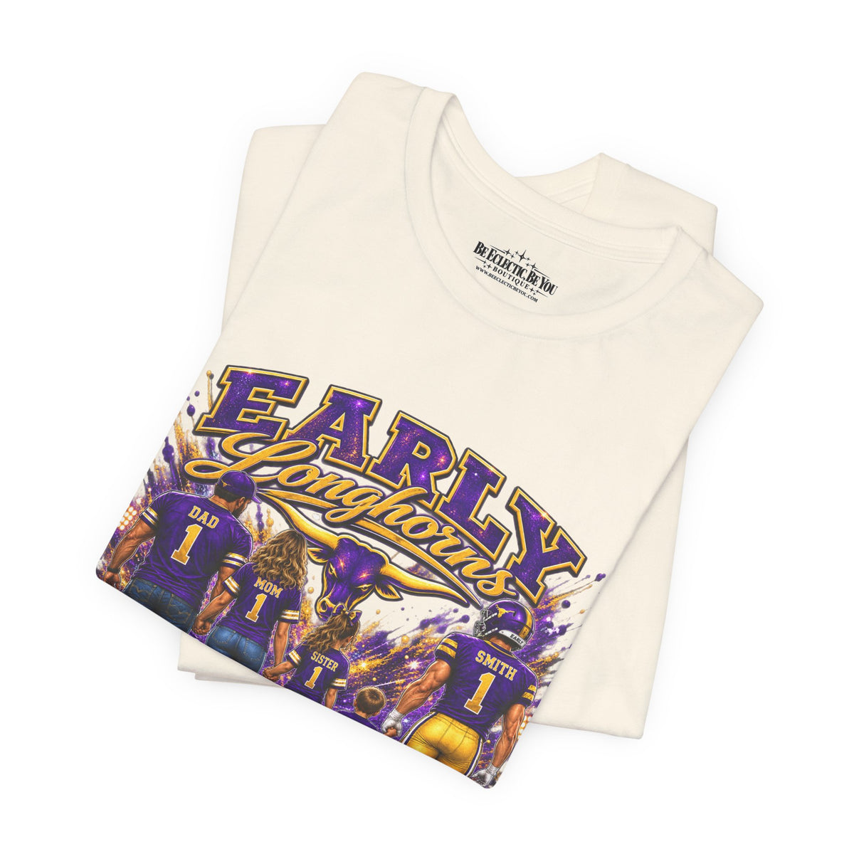 Early Longhorns Family Graphic Tee
