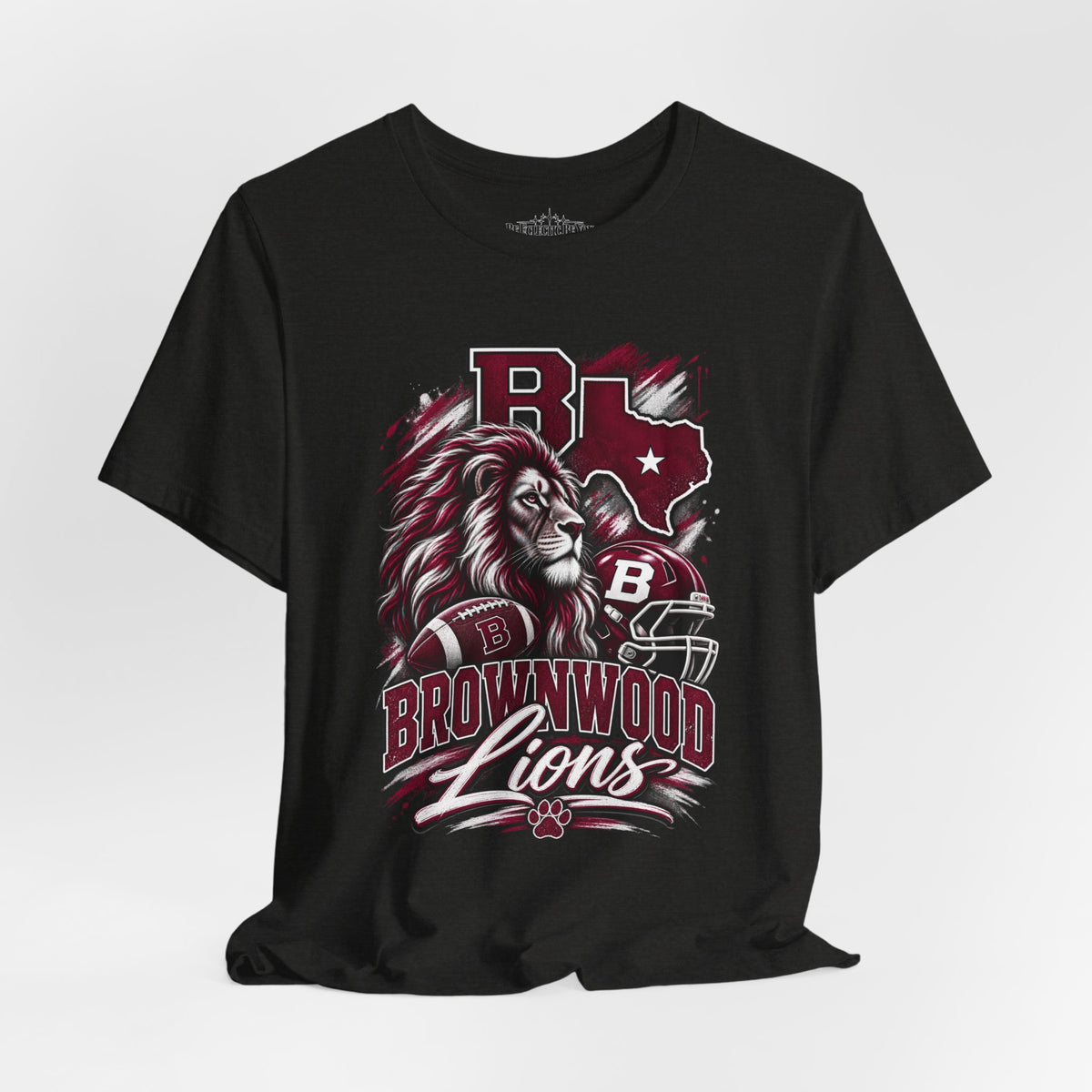 Brownwood Lions Mascot Graphic T-Shirt