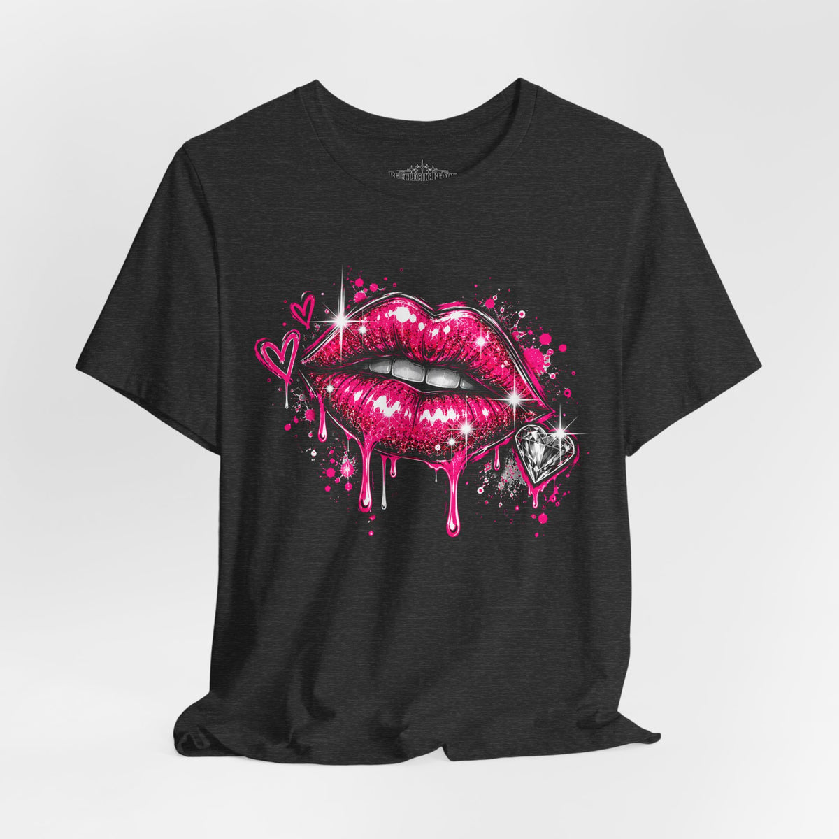 Kiss Lips Graphic Tee Sparkly